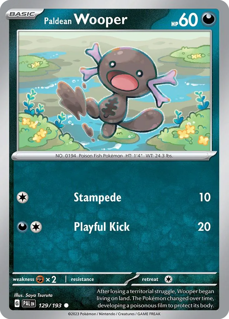 Paldean Wooper (PAL 129) – Paldea Evolved – Normal