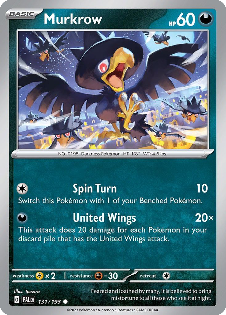 Murkrow (sv2 131) – Paldea Evolved – Normal