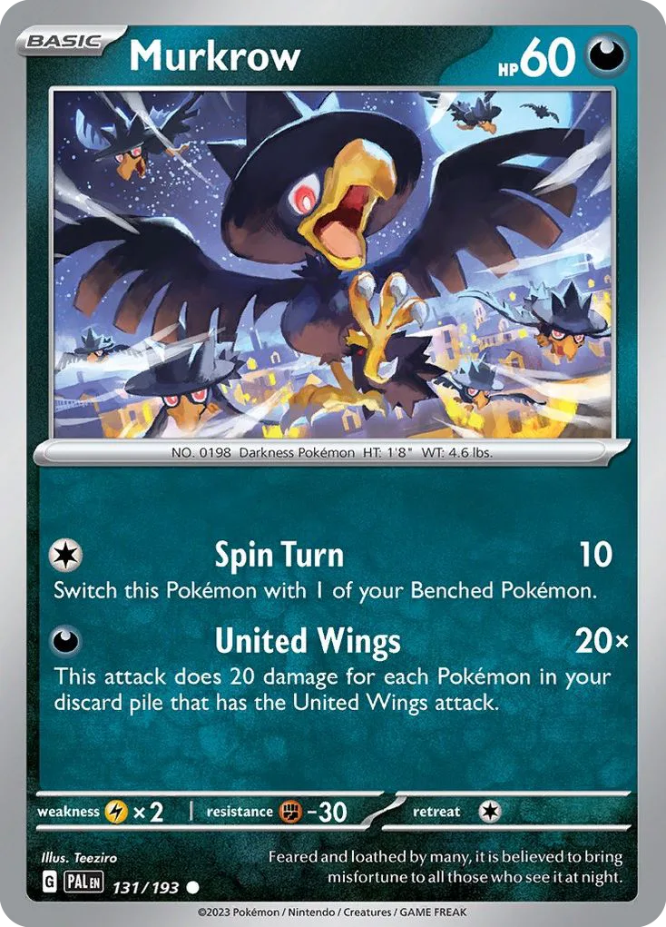Murkrow (PAL 131) – Paldea Evolved – Normal
