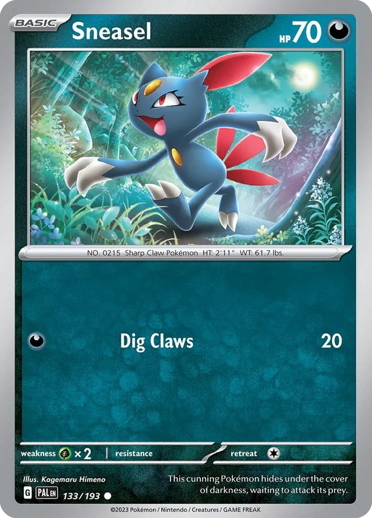 Sneasel (PAL 133) – Paldea Evolved – Normal