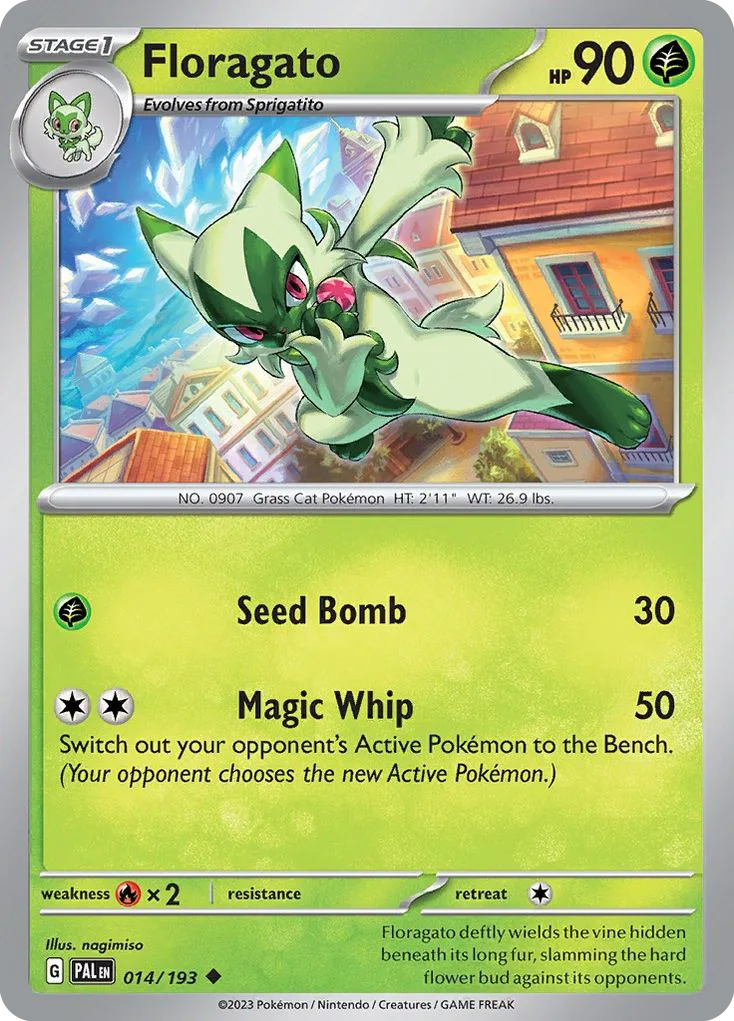 Floragato (PAL 014) – Paldea Evolved – Normal