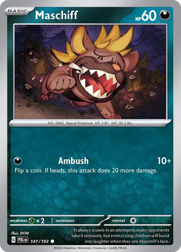 Maschiff (PAL 141) – Paldea Evolved – Normal