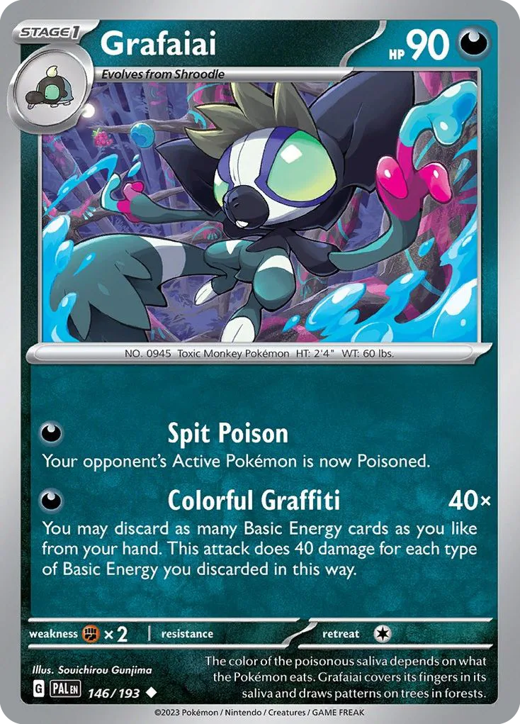 Grafaiai (PAL 146) – Paldea Evolved – Normal