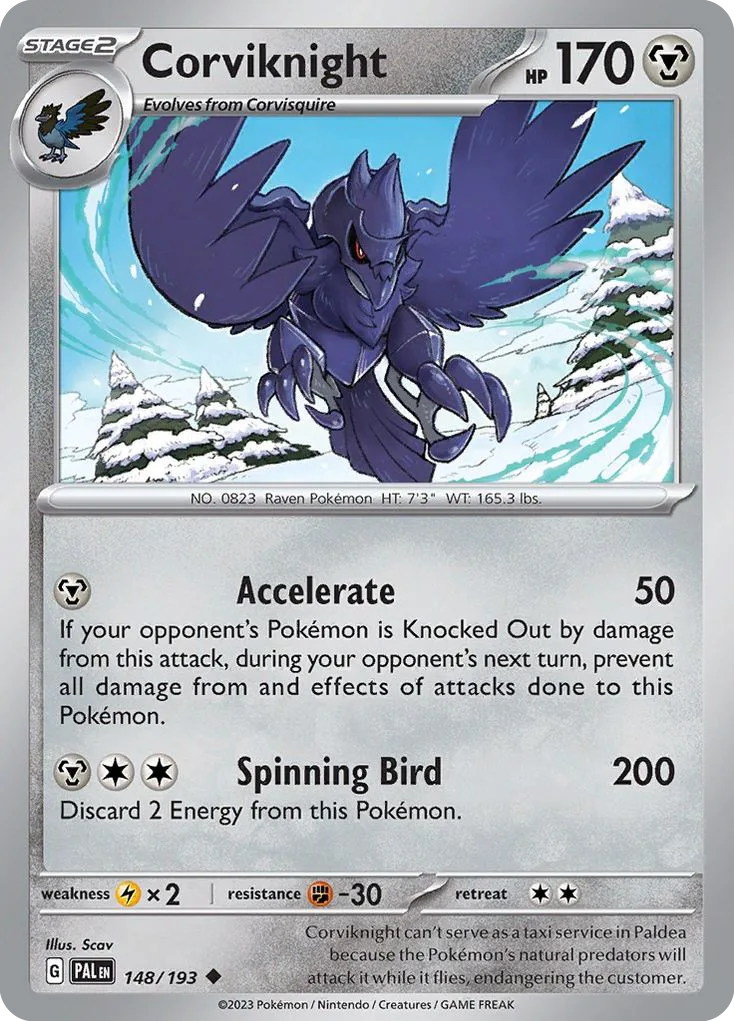 Corviknight (PAL 148) – Paldea Evolved – Normal