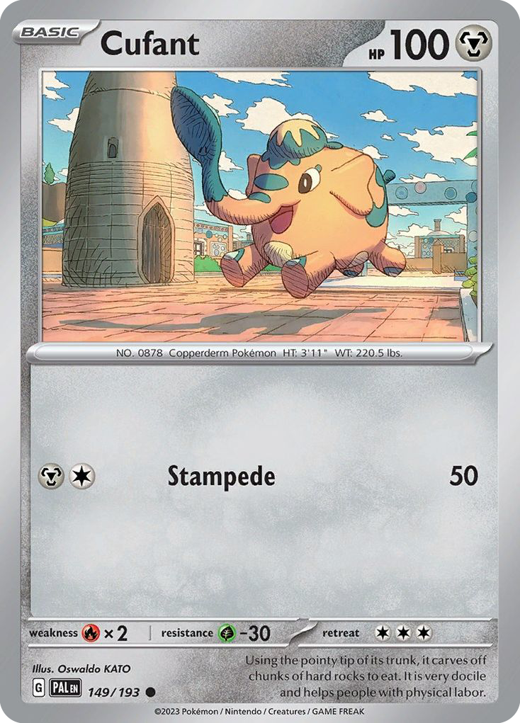 Cufant (sv2 149) – Paldea Evolved – Reverse Holo