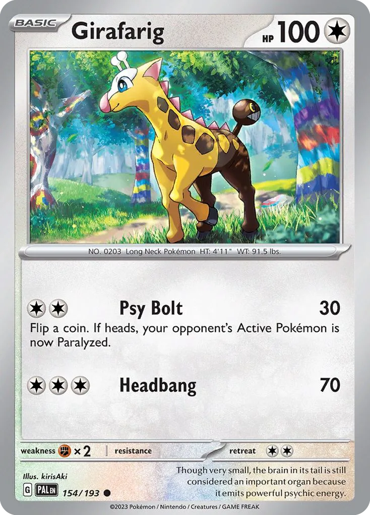 Girafarig (PAL 154) – Paldea Evolved – Normal