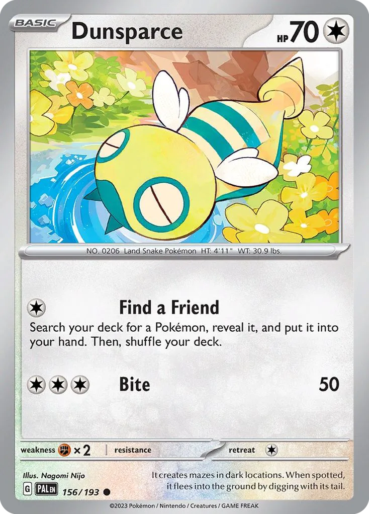 Dunsparce (PAL 156) – Paldea Evolved – Normal
