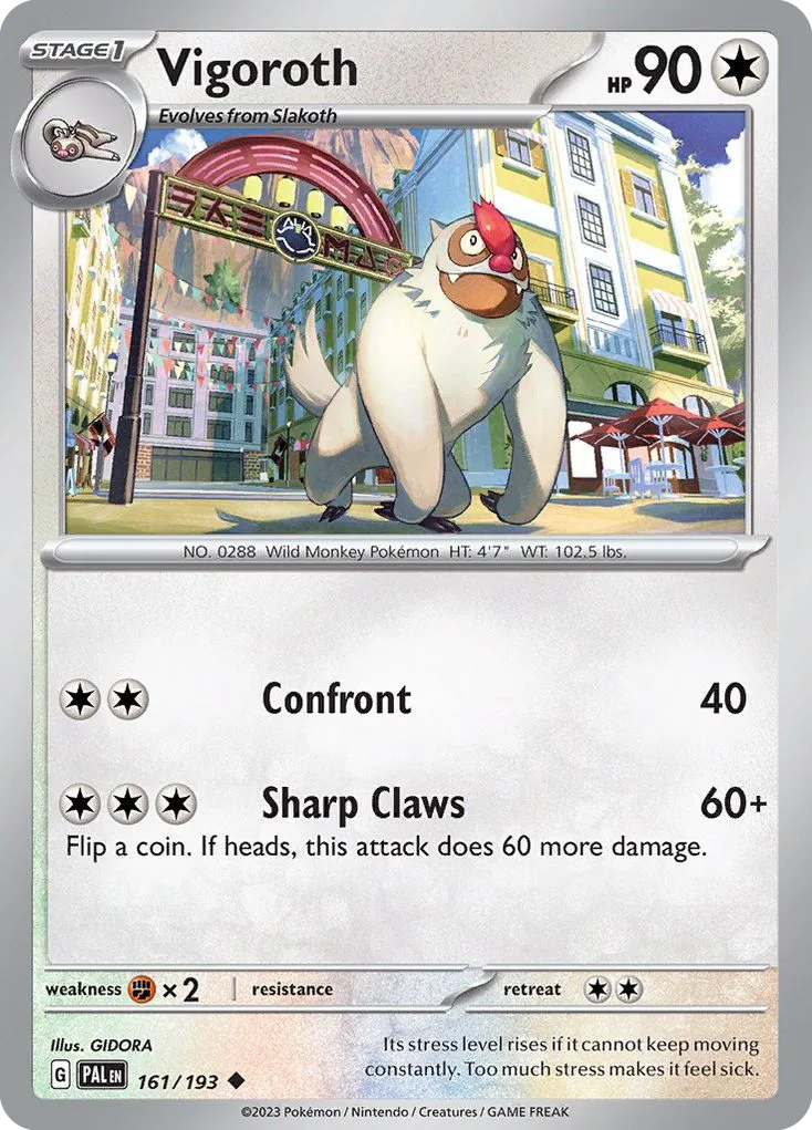Vigoroth (PAL 161) – Paldea Evolved – Normal