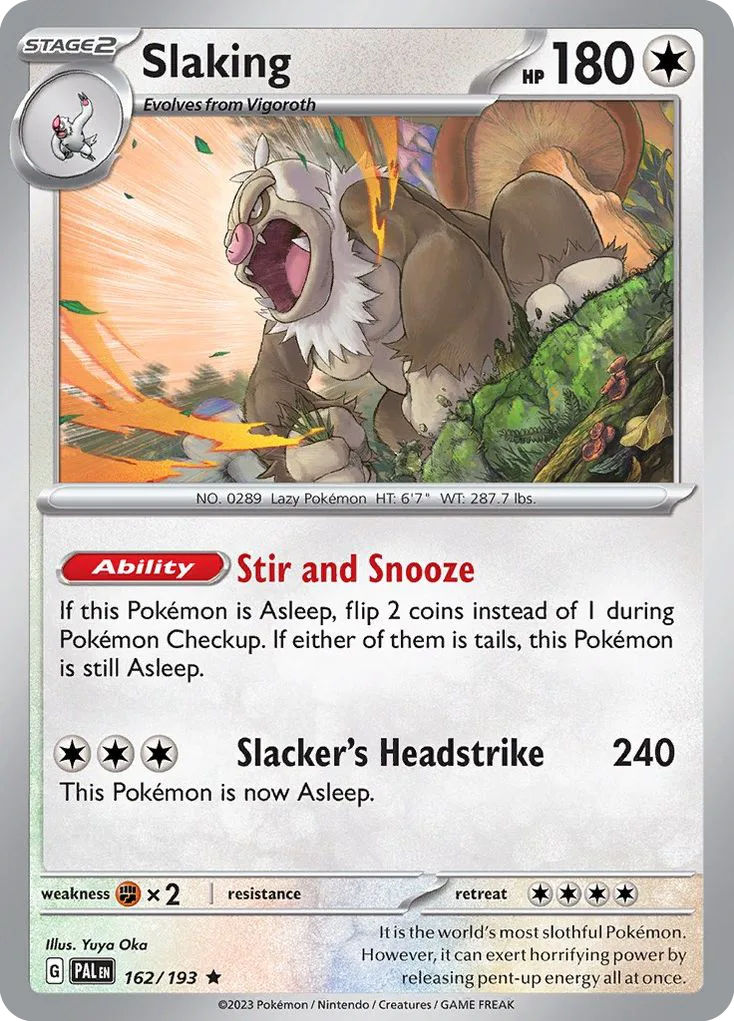 Slaking (PAL 162) – Paldea Evolved – Normal