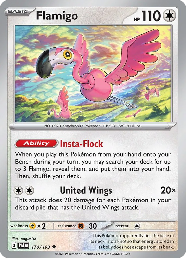 Flamigo (PAL 170) – Paldea Evolved – Normal