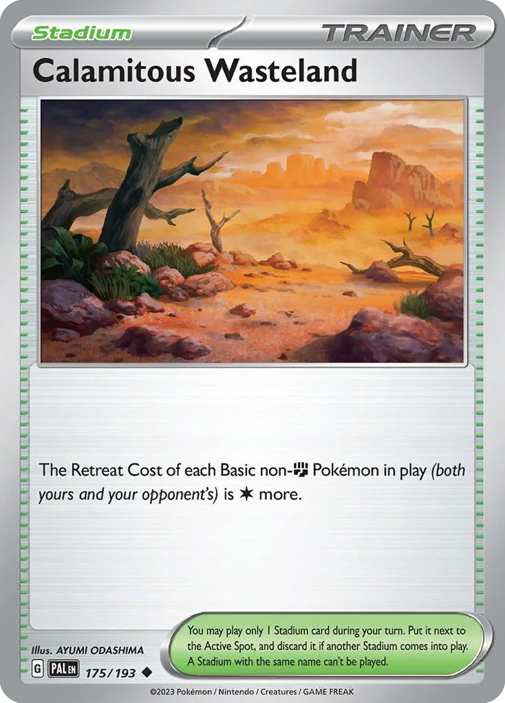 Calamitous Wasteland (PAL 175) – Paldea Evolved – Normal