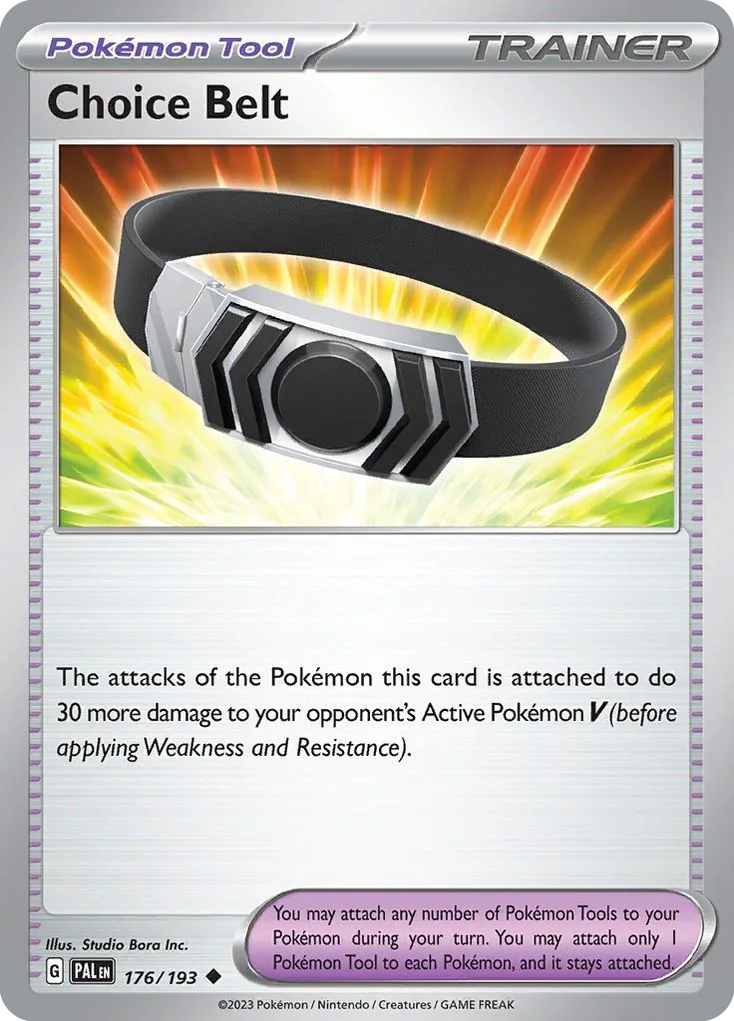 Choice Belt (PAL 176) – Paldea Evolved – Normal