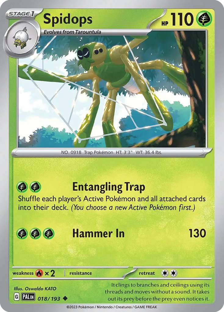 Spidops (PAL 018) – Paldea Evolved – Normal
