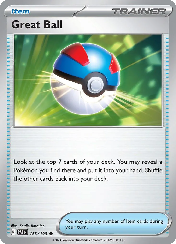 Great Ball (PAL 183) – Paldea Evolved – Normal