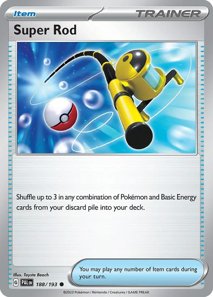 Super Rod (PAL 188) – Paldea Evolved – Normal
