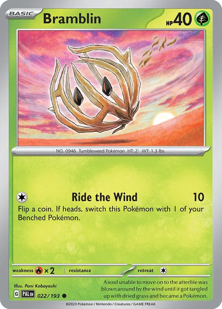 Bramblin (PAL 022) – Paldea Evolved – Normal