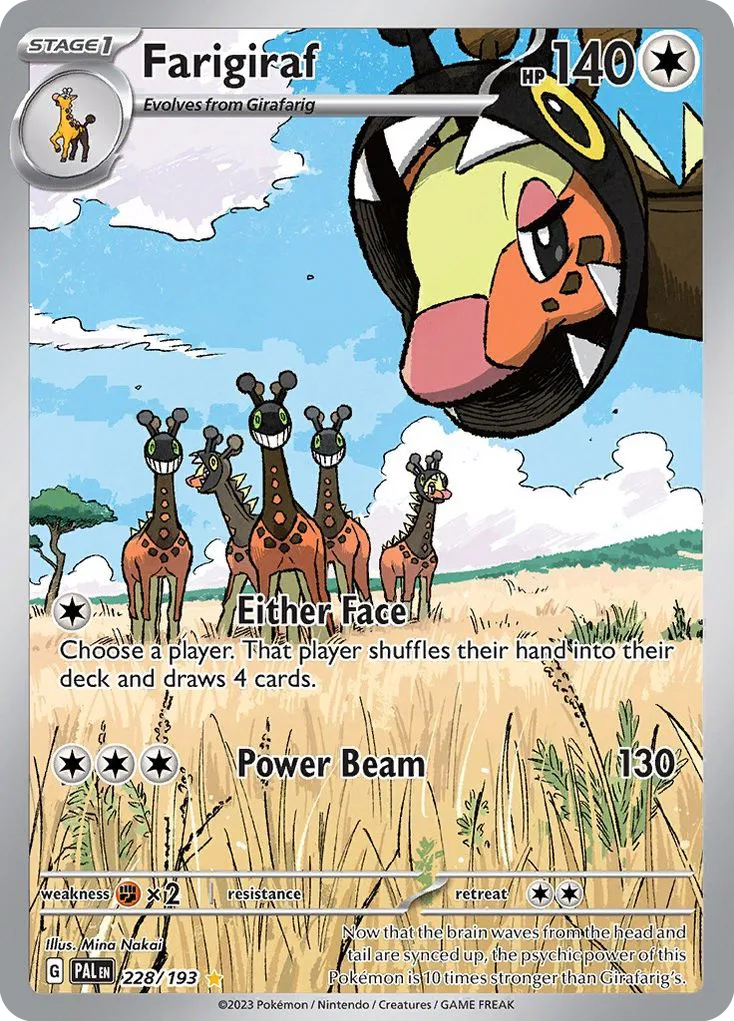Farigiraf (PAL 228) – Paldea Evolved – Normal