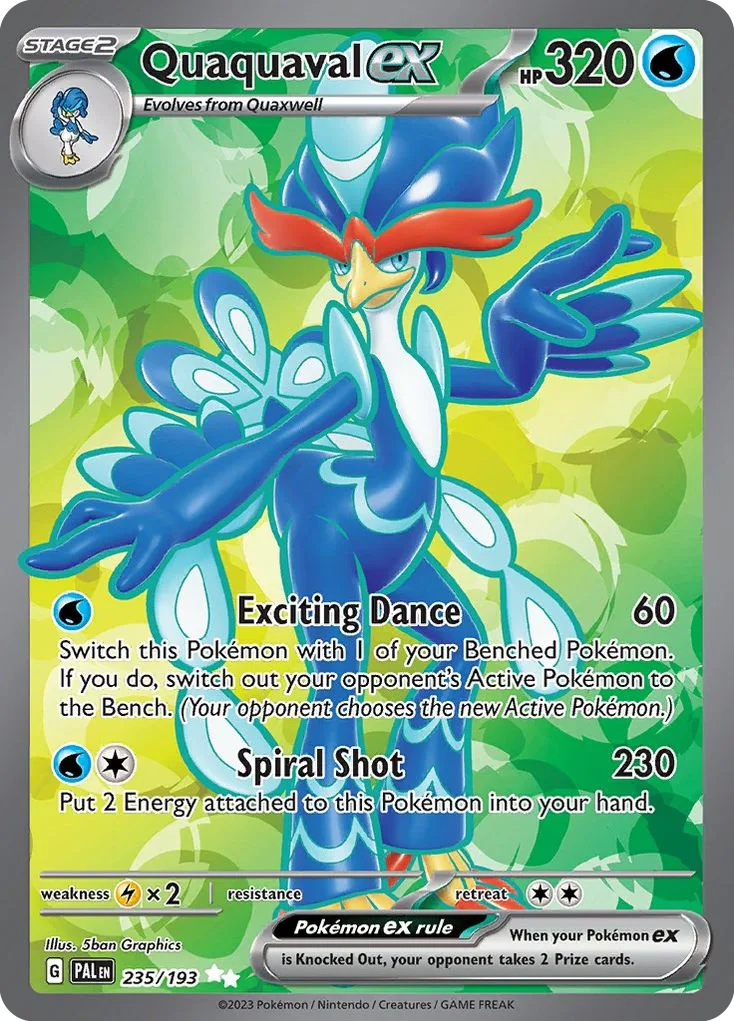 Quaquaval ex (PAL 235) – Paldea Evolved – Normal