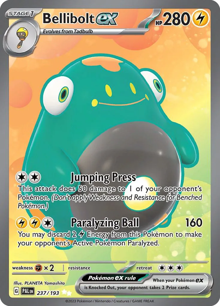 Bellibolt ex (PAL 237) – Paldea Evolved – Normal