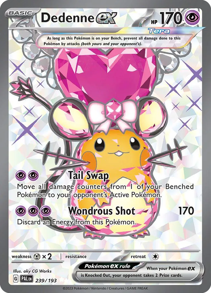 Dedenne ex (PAL 239) – Paldea Evolved – Normal