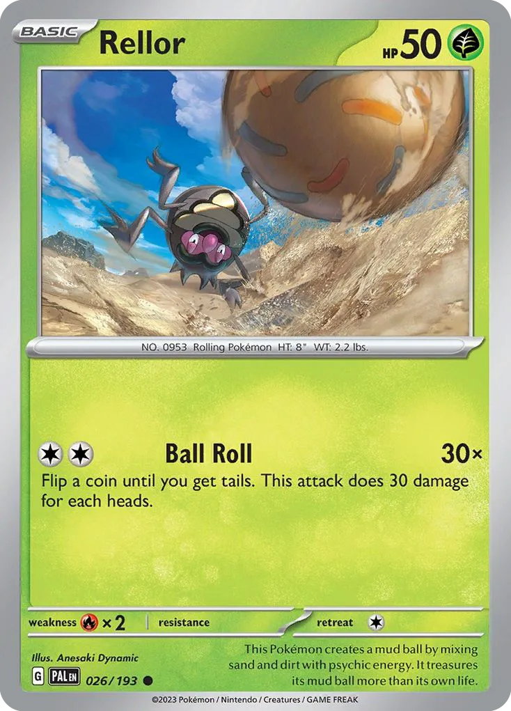 Rellor (PAL 026) – Paldea Evolved – Normal