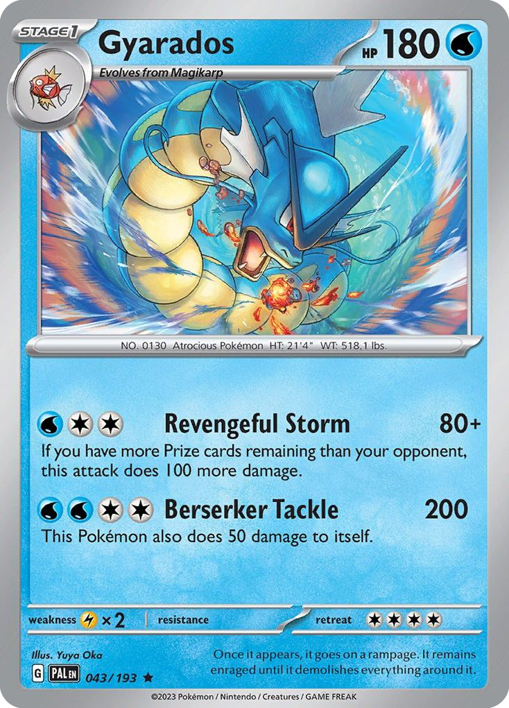 Gyarados (sv2 043) – Paldea Evolved – Normal