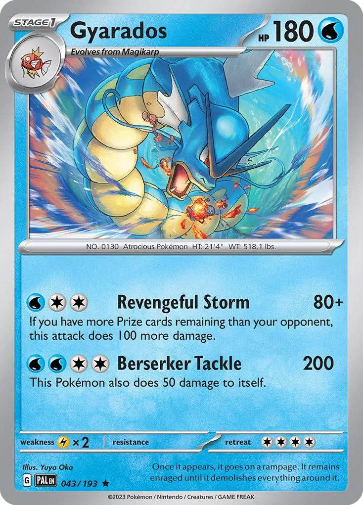 Gyarados (PAL 043) – Paldea Evolved – Normal