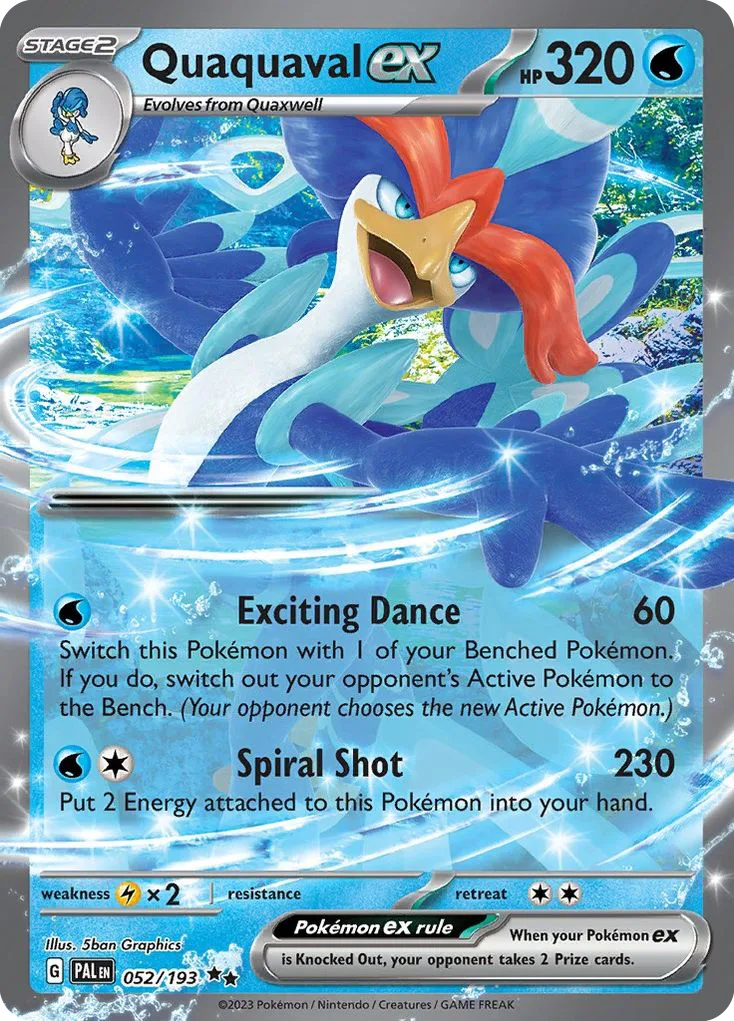 Quaquaval ex (PAL 052) – Paldea Evolved – Normal