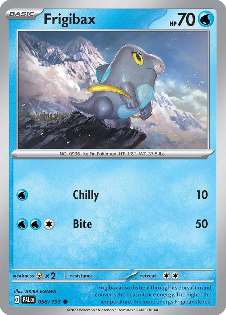 Frigibax (PAL 058) – Paldea Evolved – Normal