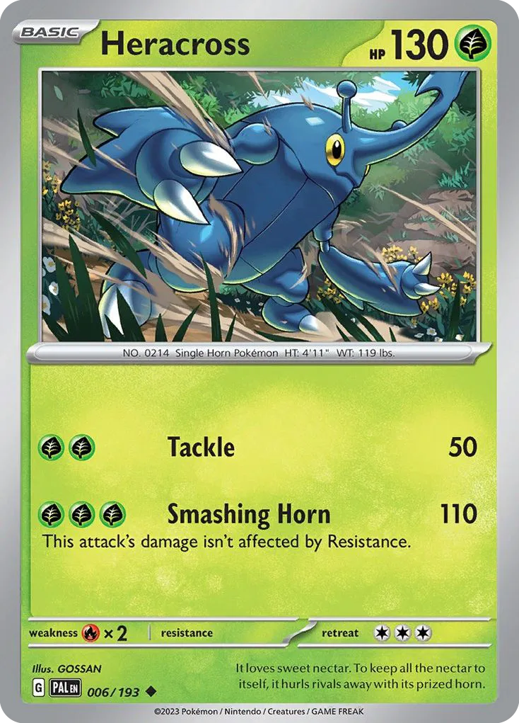 Heracross (PAL 006) – Paldea Evolved – Normal