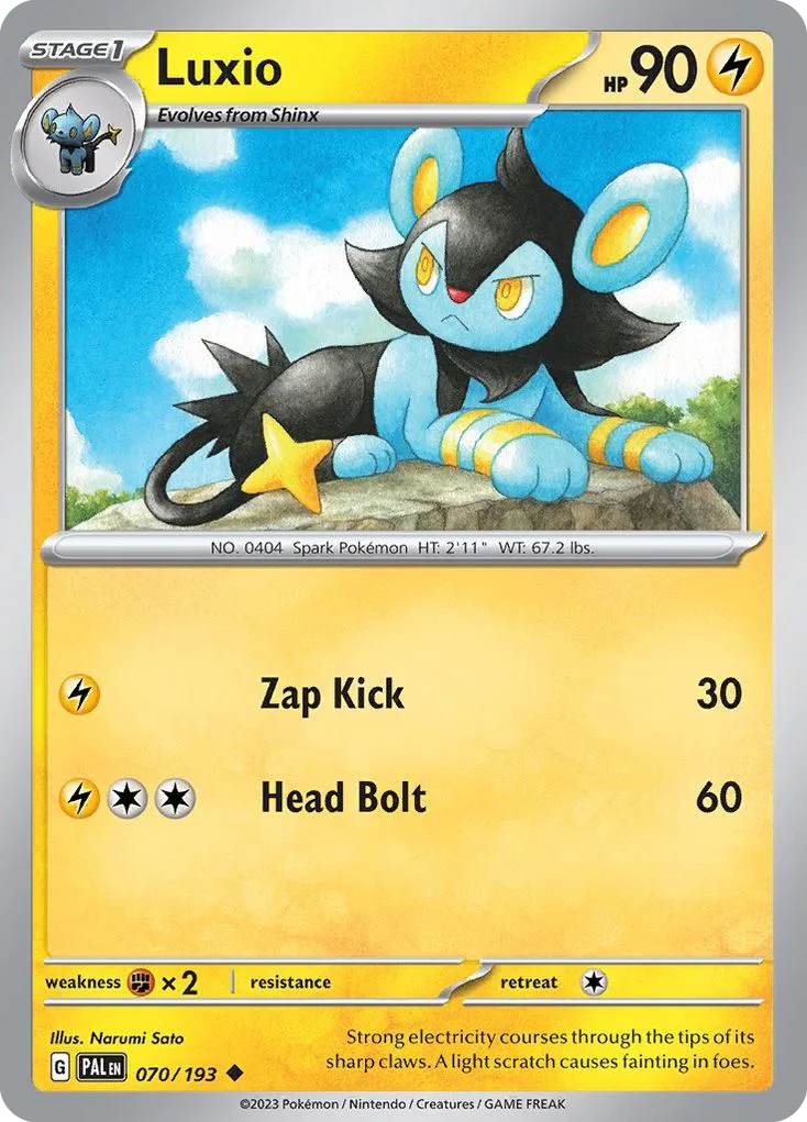 Luxio (PAL 070) – Paldea Evolved – Normal