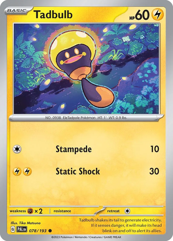 Tadbulb (PAL 078) – Paldea Evolved – Normal