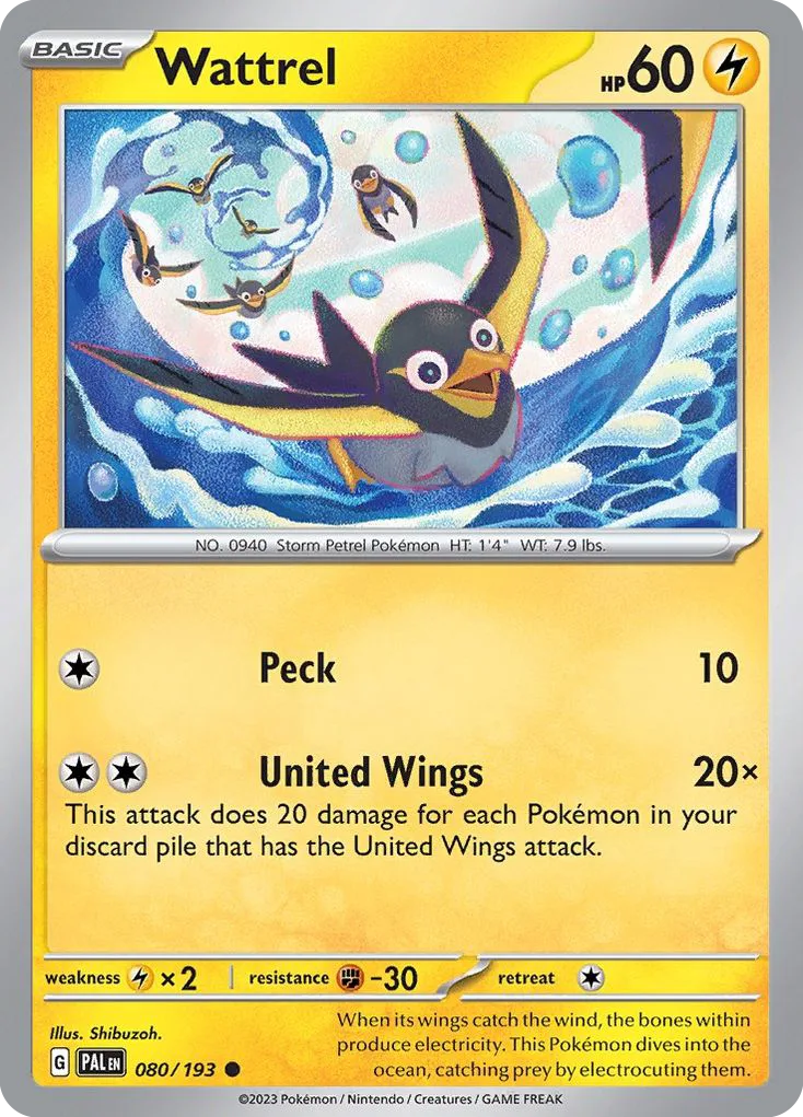 Wattrel (PAL 080) – Paldea Evolved – Normal