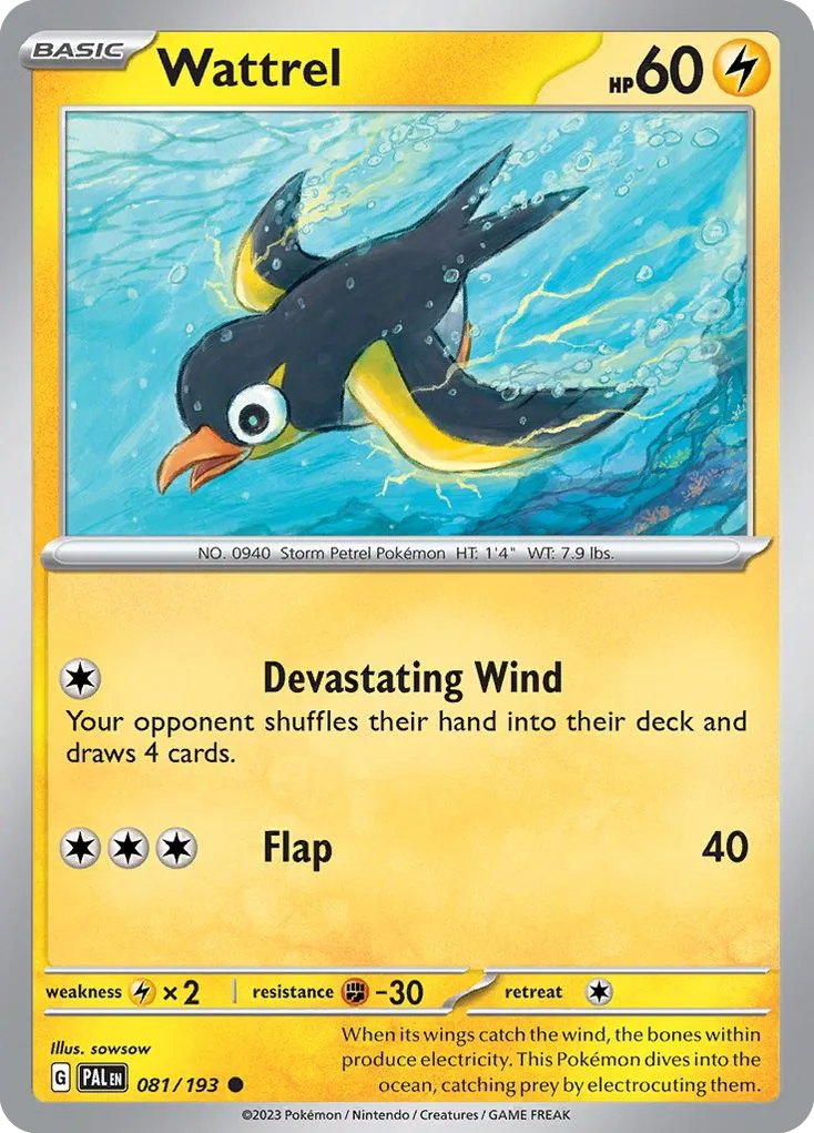 Wattrel (PAL 081) – Paldea Evolved – Normal