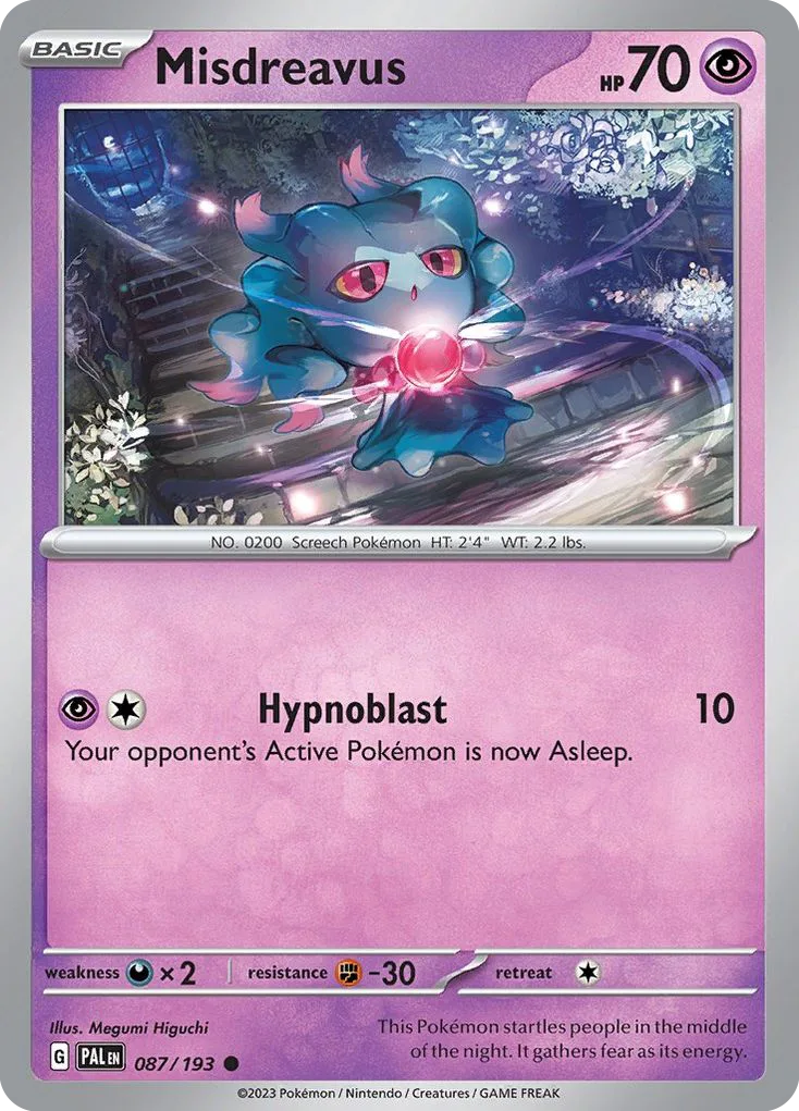 Misdreavus (PAL 087) – Paldea Evolved – Normal