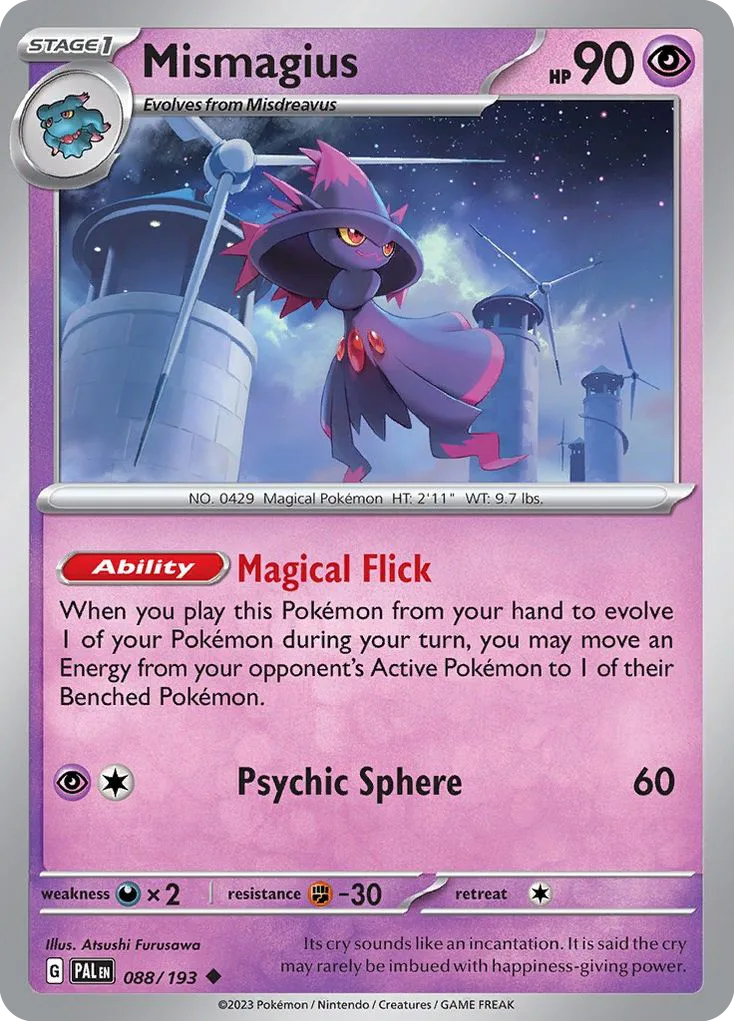 Mismagius (PAL 088) – Paldea Evolved – Normal