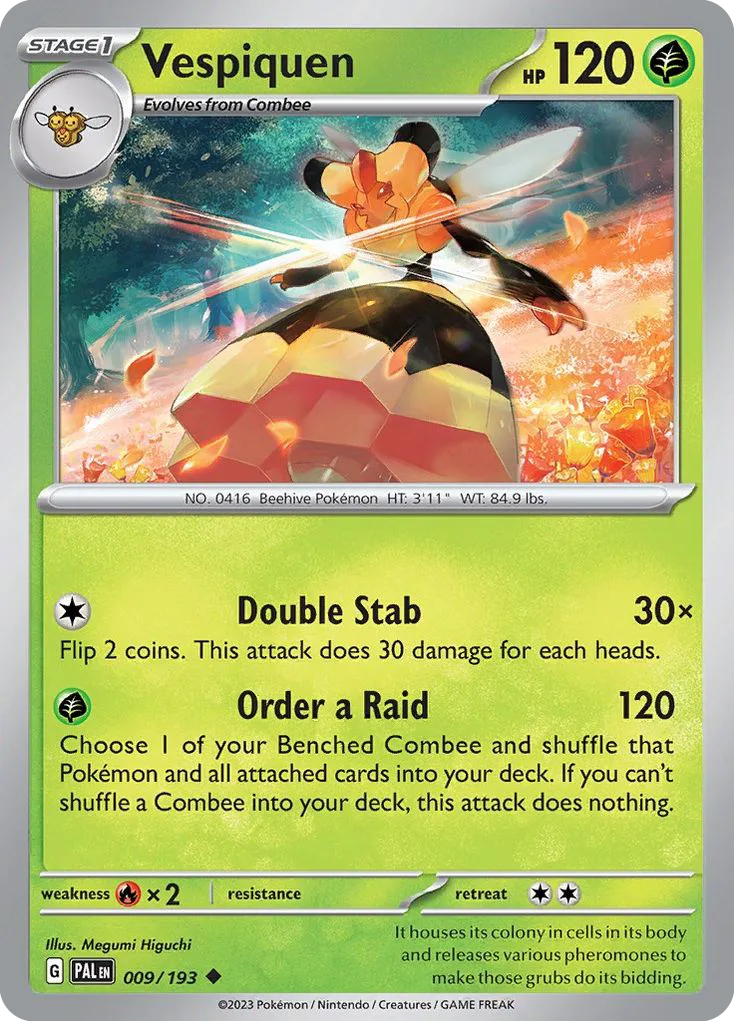 Vespiquen (PAL 009) – Paldea Evolved – Normal