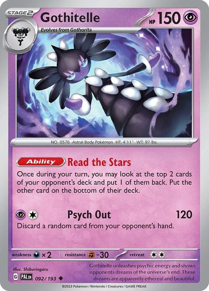 Gothitelle (PAL 092) – Paldea Evolved – Normal