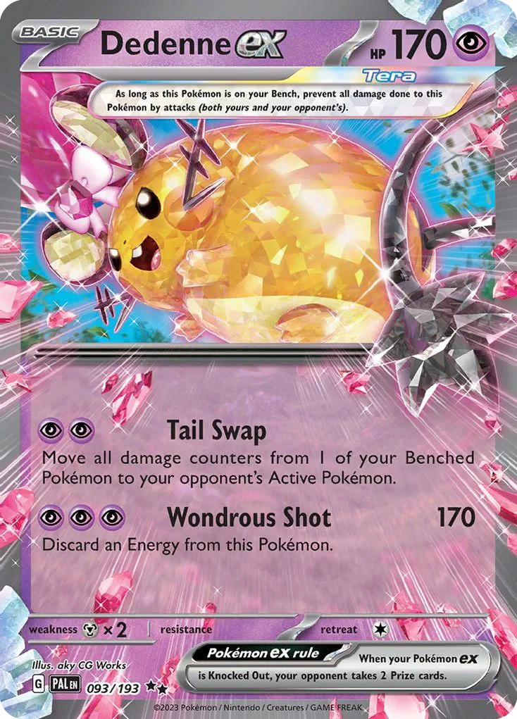 Dedenne ex (PAL 093) – Paldea Evolved – Normal