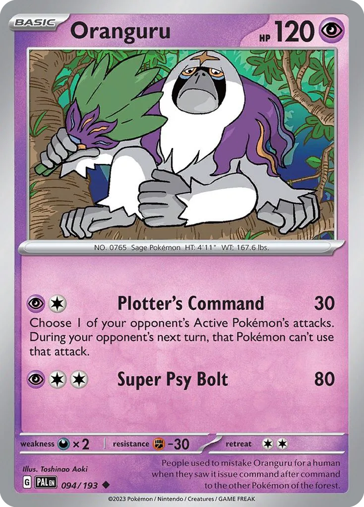 Oranguru (PAL 094) – Paldea Evolved – Normal