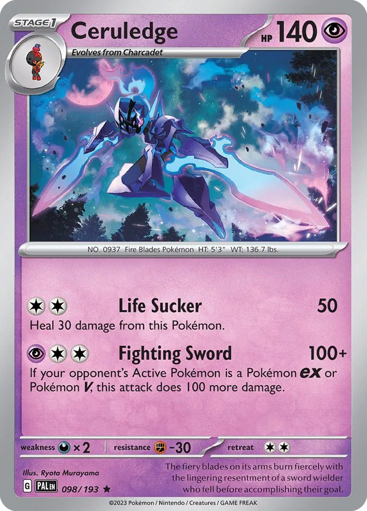 Ceruledge (PAL 098) – Paldea Evolved – Normal