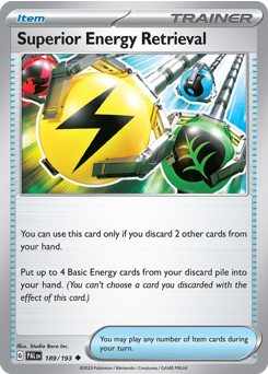 Superior Energy Retrieval • Paldea Evolved • Reverse Holo