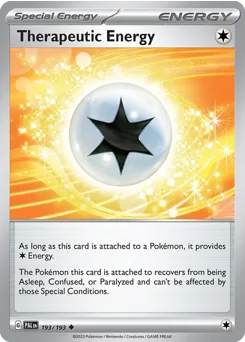 Therapeutic Energy • Paldea Evolved • Reverse Holo