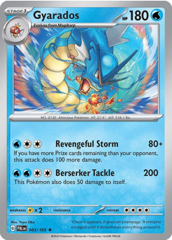 Gyarados • Paldea Evolved • Normal