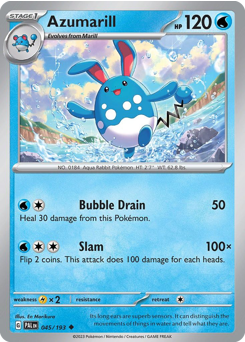 Azumarill • Paldea Evolved • Normal