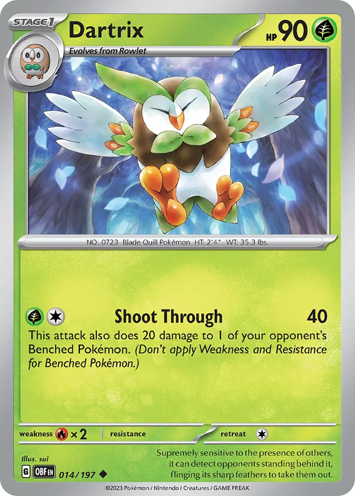 Dartrix (OBF 014) – Obsidian Flames – Normal