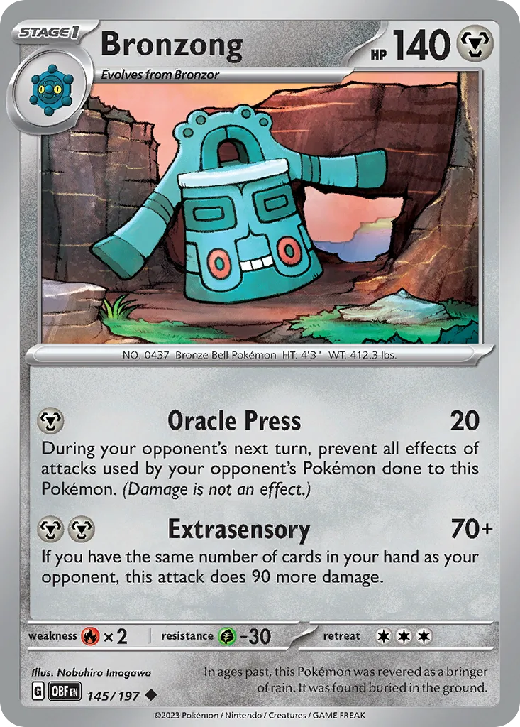 Bronzong (OBF 145) – Obsidian Flames – Normal