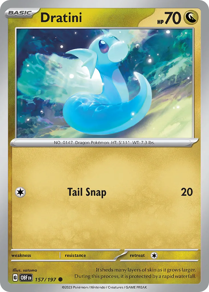 Dratini (OBF 157) – Obsidian Flames – Normal