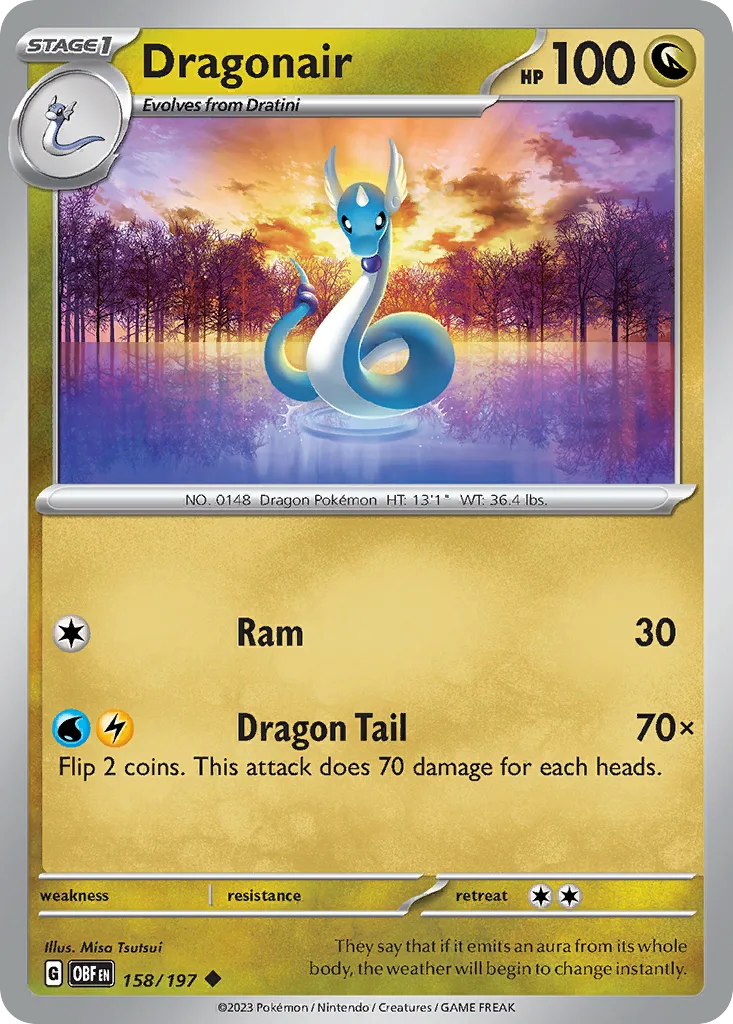 Dragonair (OBF 158) – Obsidian Flames – Normal