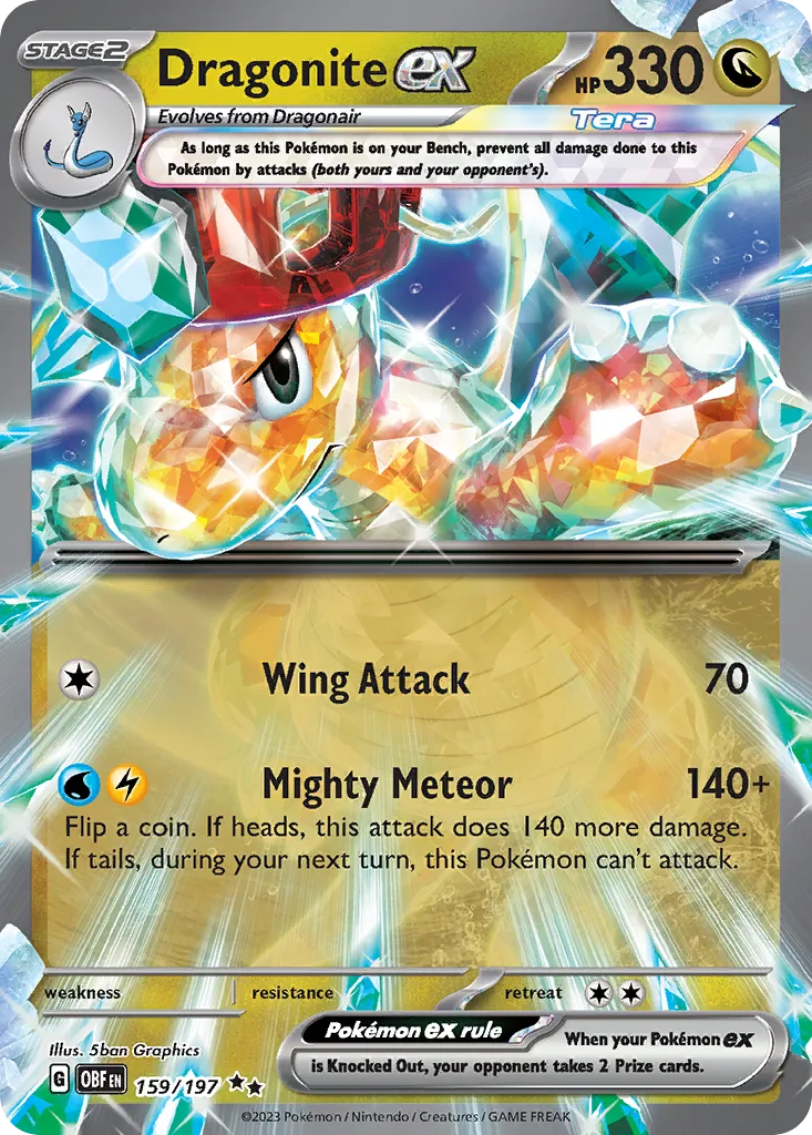 Dragonite ex (OBF 159) – Obsidian Flames – Normal